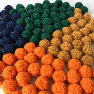 Pompom de lã 2.5cm - Imagem 1