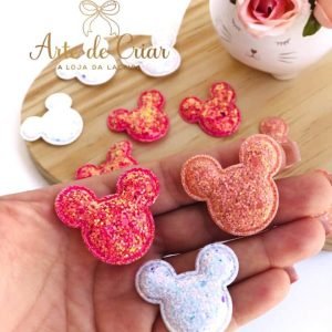 Aplique minnie flocado