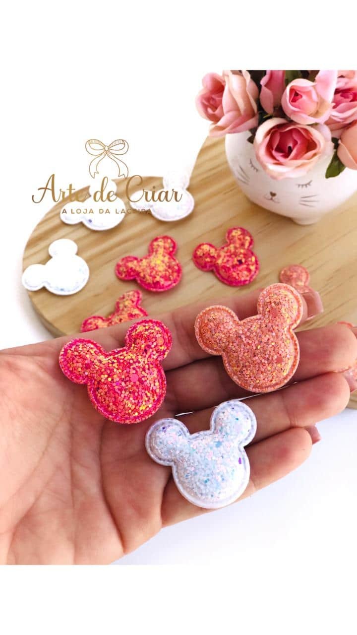 Aplique minnie flocado