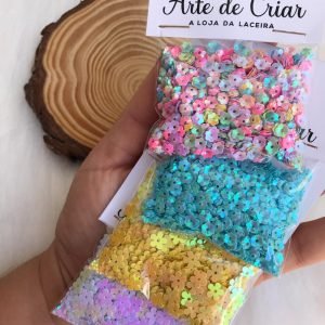 Paetê de flor