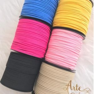 Cordão de camurça 2.7mm ( peça c/ 5 metros )