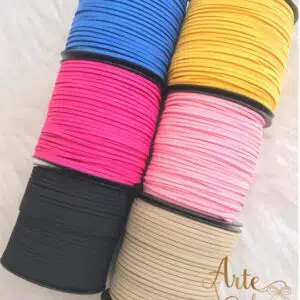 Cordão de camurça 2.7mm ( peça c/ 5 metros )