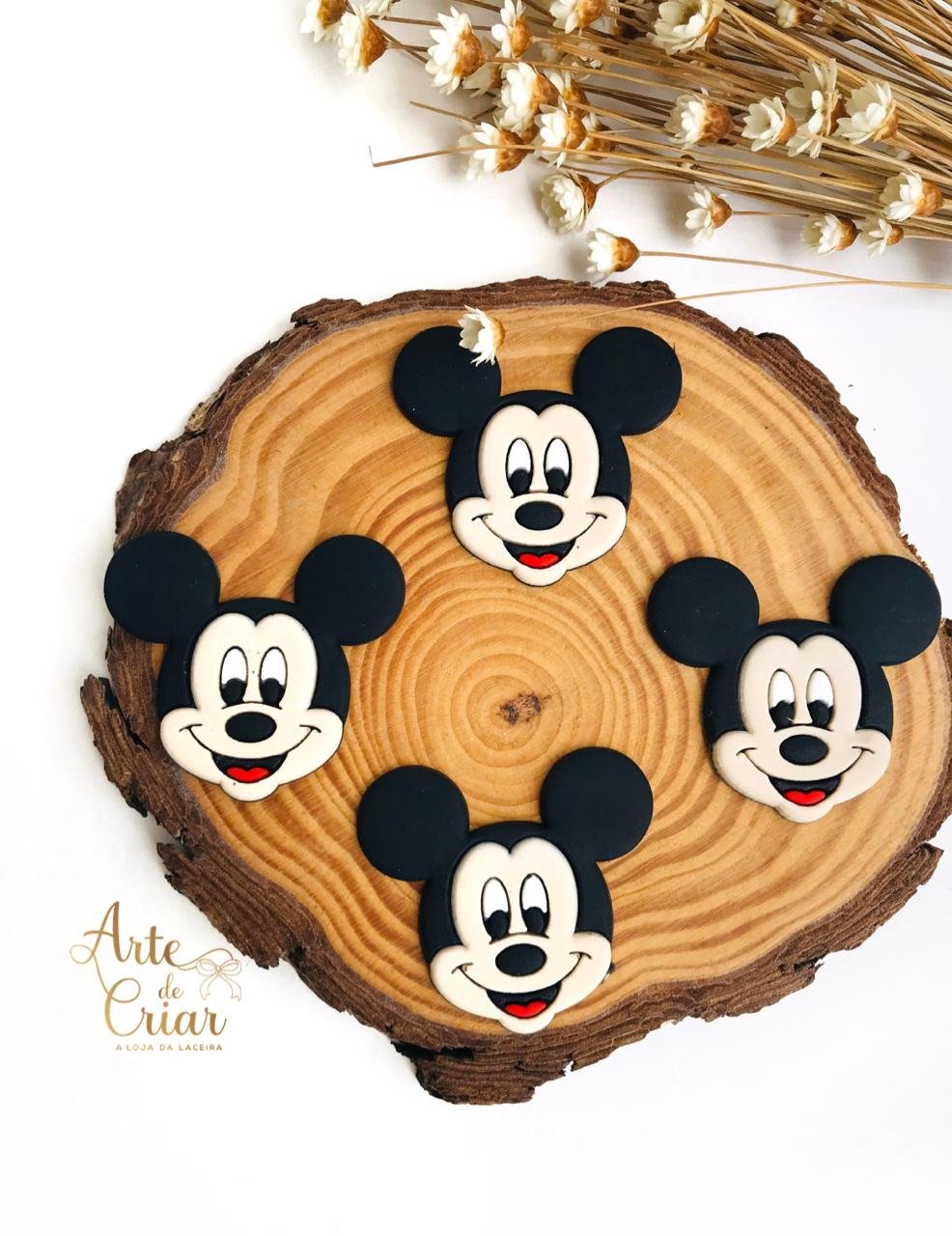 Aplique emborrachado Mickey