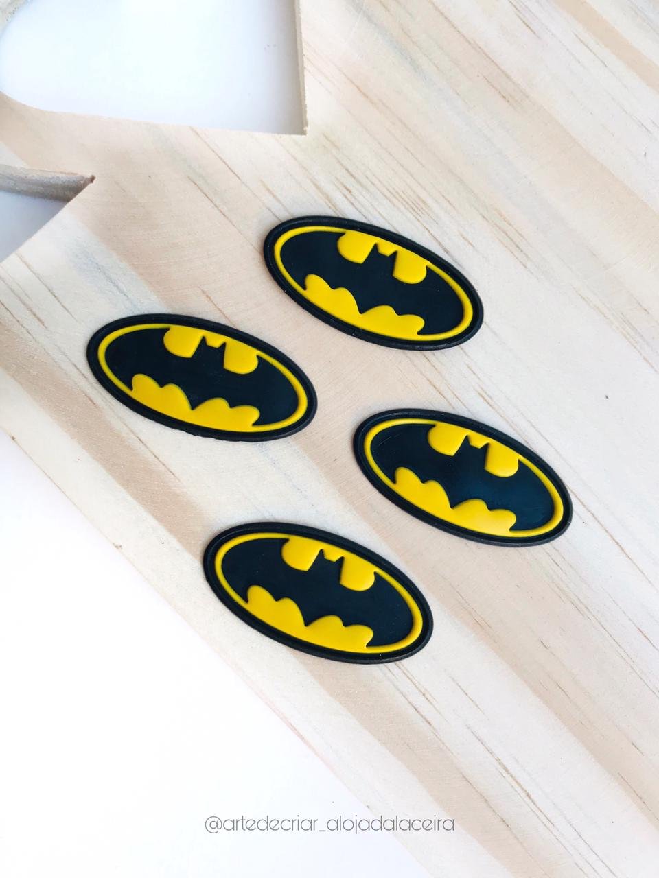Aplique emborrachado batman Escudo