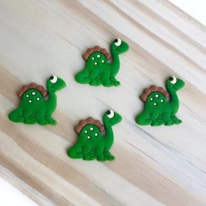 Aplique emborrachado Dinossauro verde - Imagem 1