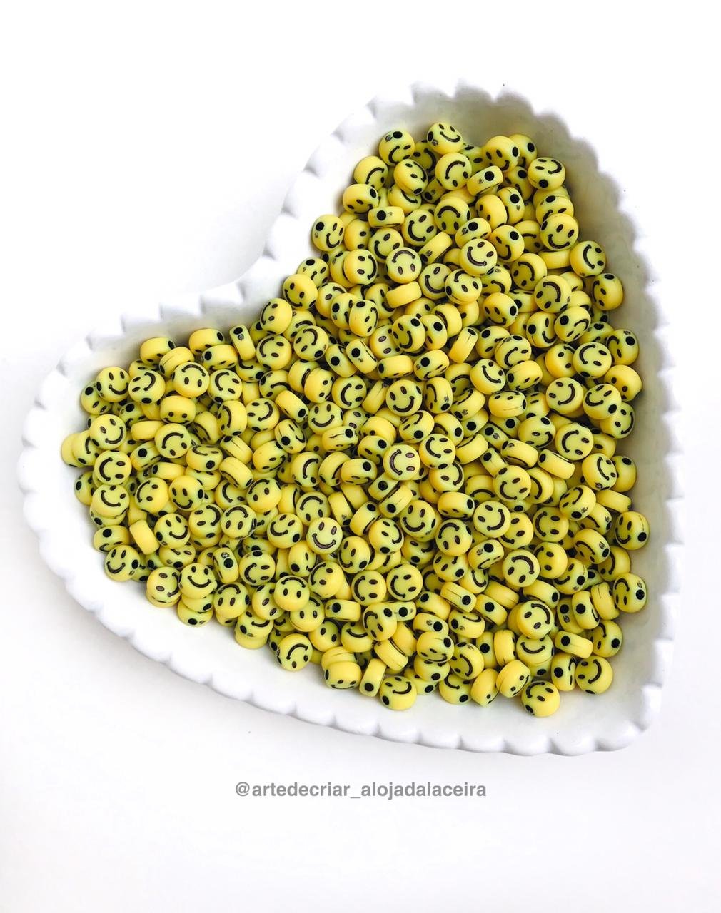 Entremeio smile amarelo 7mm