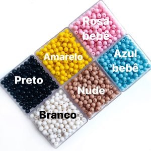 Bola plástica leitosa 8mm (20g) - Imagem 6