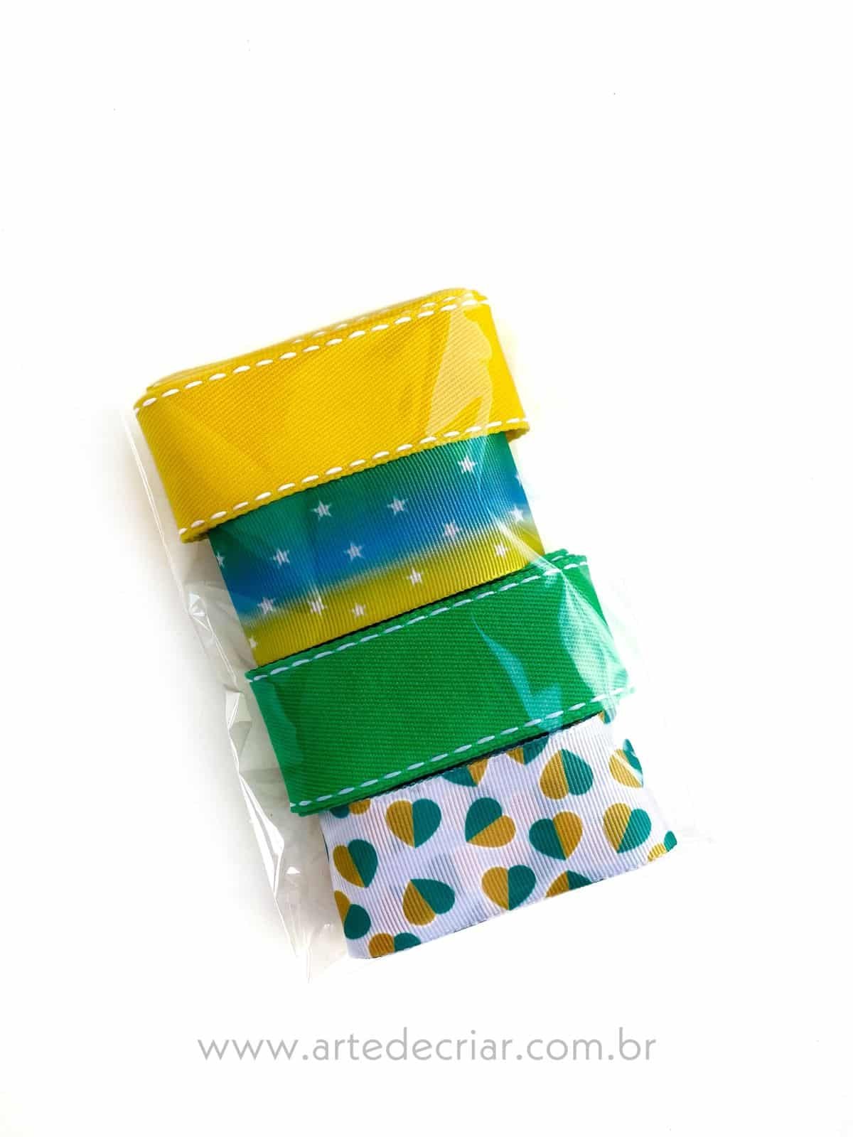 Kit de Fita cores do Brasil sinimbu 38mm