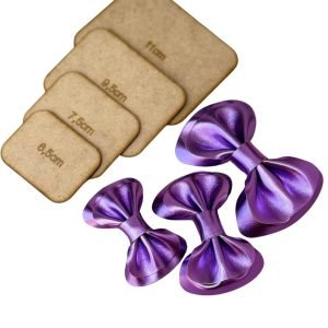 Kit molde de mdf p/ laço acqua (4 peças)