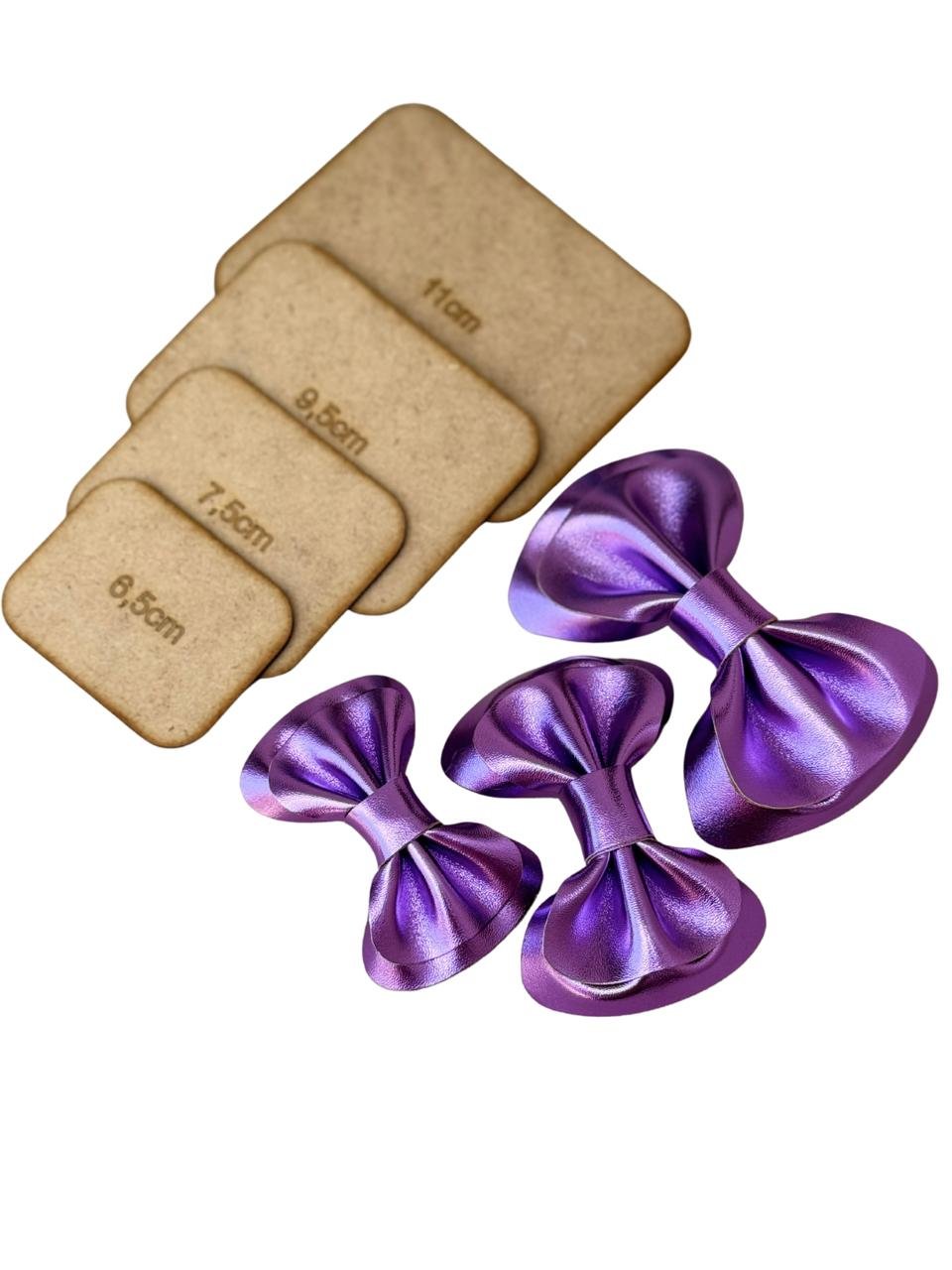 Kit molde de mdf p/ laço acqua (4 peças)