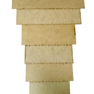 Kit molde de mdf régua - 6 Peças