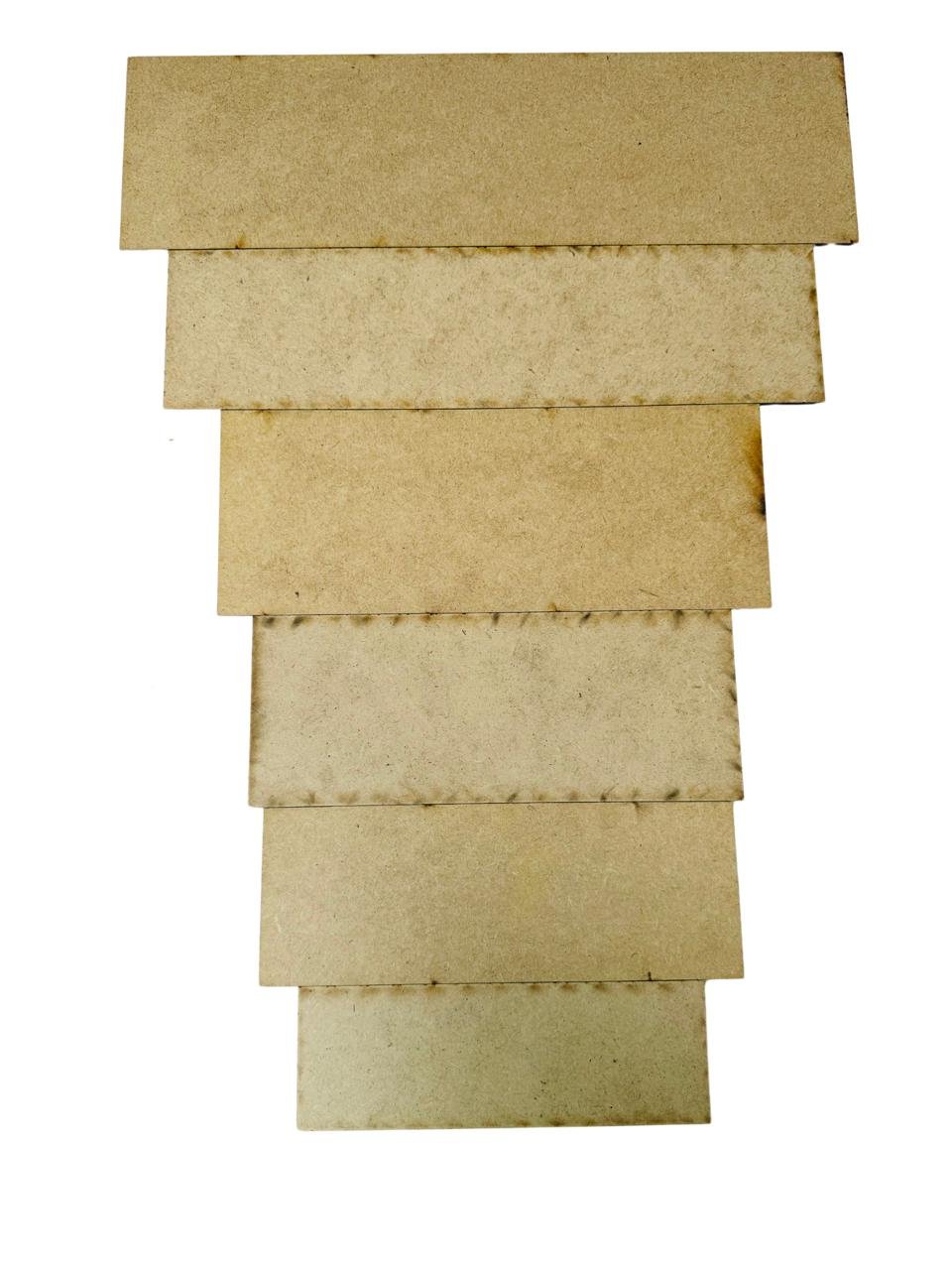 Kit molde de mdf régua - 6 Peças
