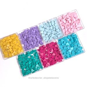 Mini coração de acrílico - Imagem 1