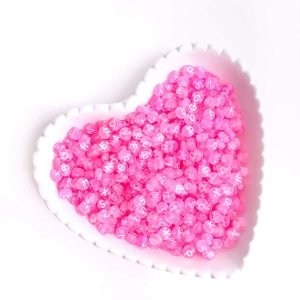 Entremeio de letra redonda rosa bebê (20g) - Imagem 1