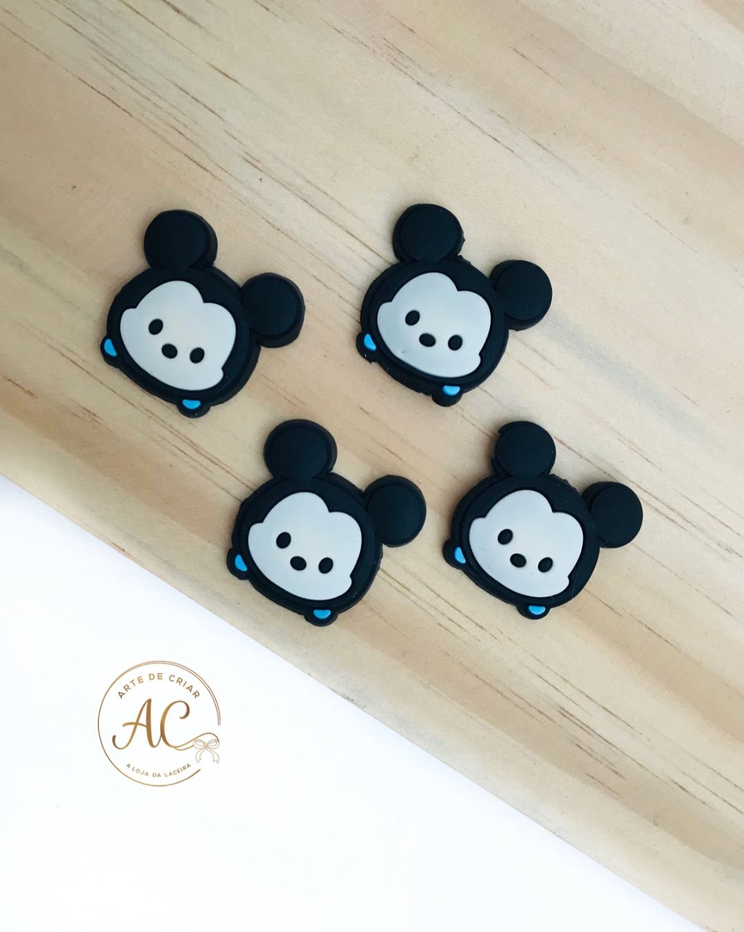 Aplique emborrachado Mickey bebê