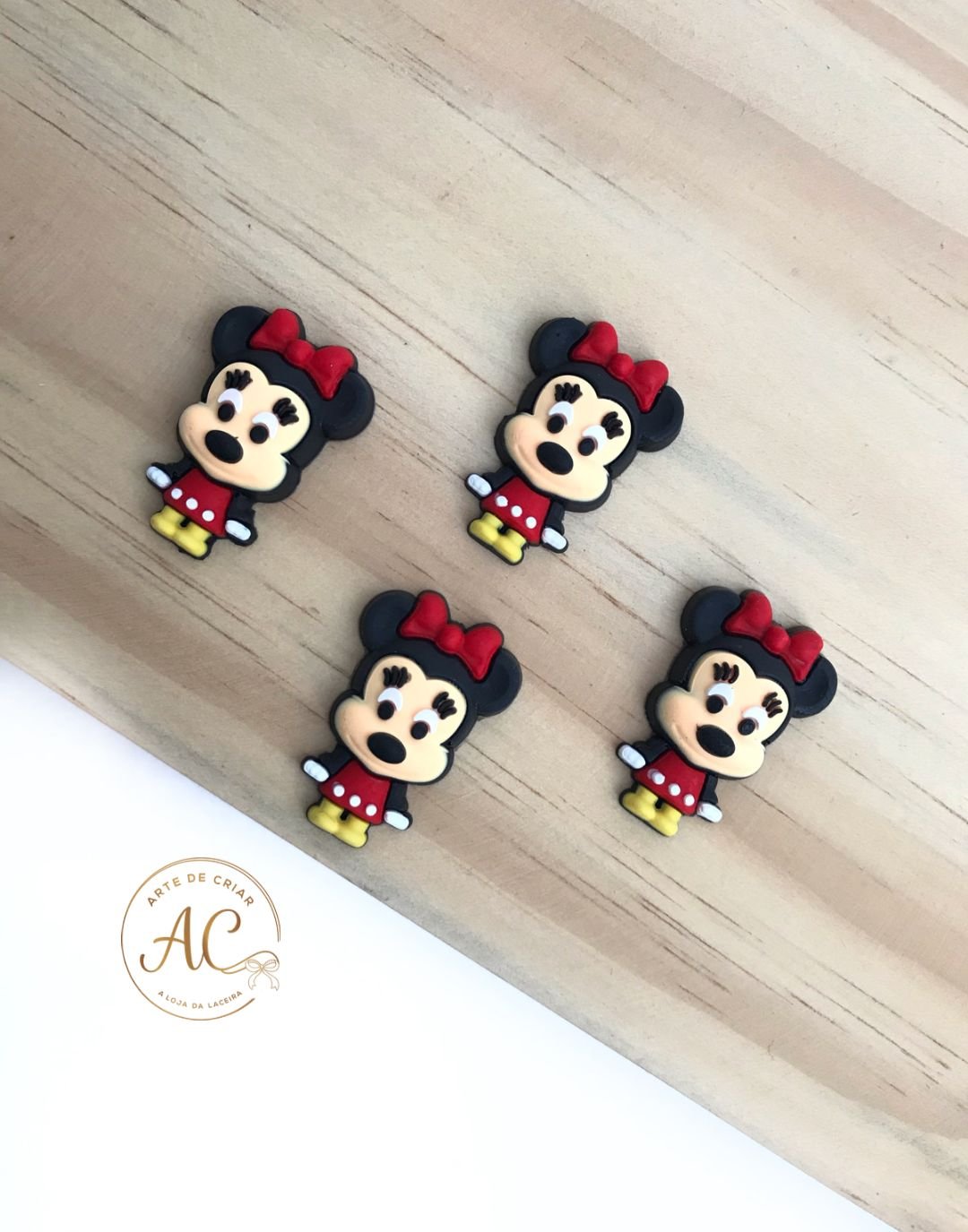 Aplique emborrachado Minnie