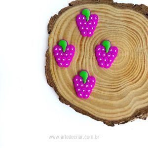 Aplique emborrachado Uva (4und.) - Imagem 1