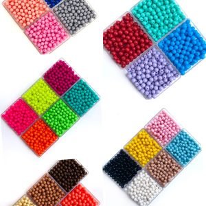 Bola plástica leitosa 8mm (20g)