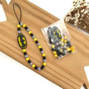 Kit p/ cordinha de garrafinha e strap phone - Batman