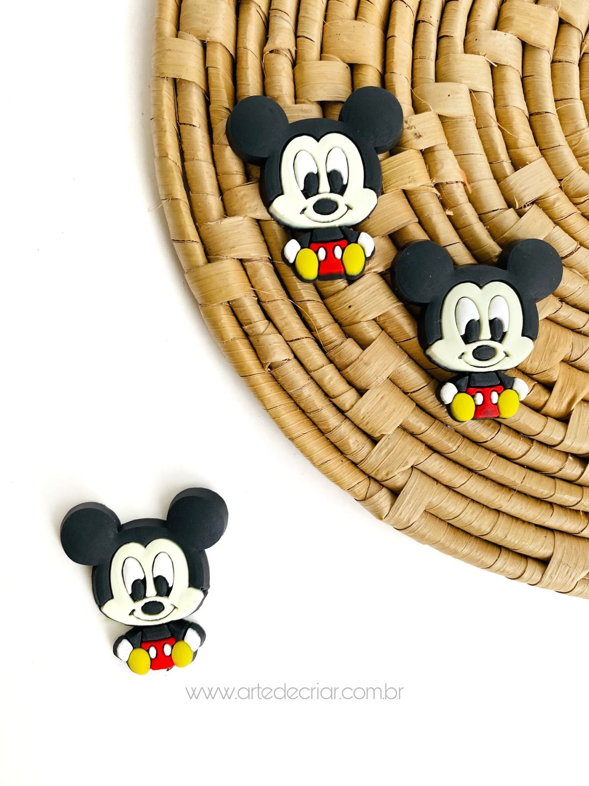 Aplique emborrachado Mickey bebê