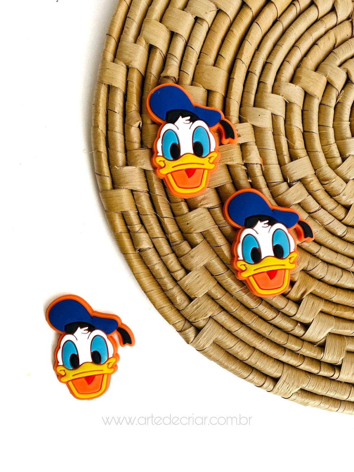 Aplique emborrachado Pato Donald