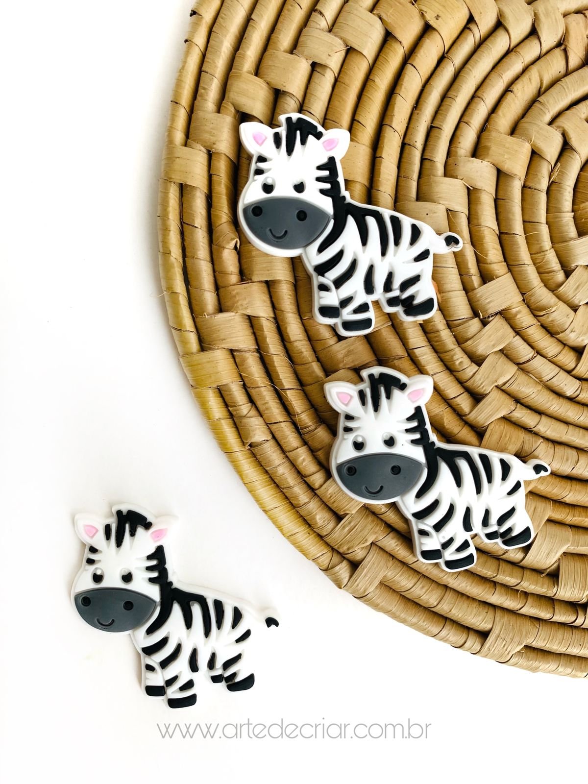 Aplique emborrachado Zebra
