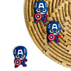 Aplique emborrachado Capitão américa - Imagem 1