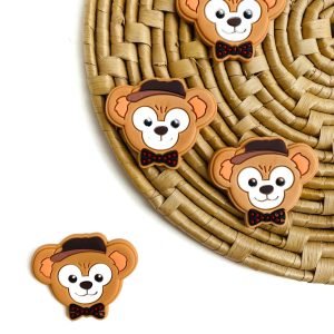 Aplique emborrachado Macaquinho c/ gravata - Imagem 1