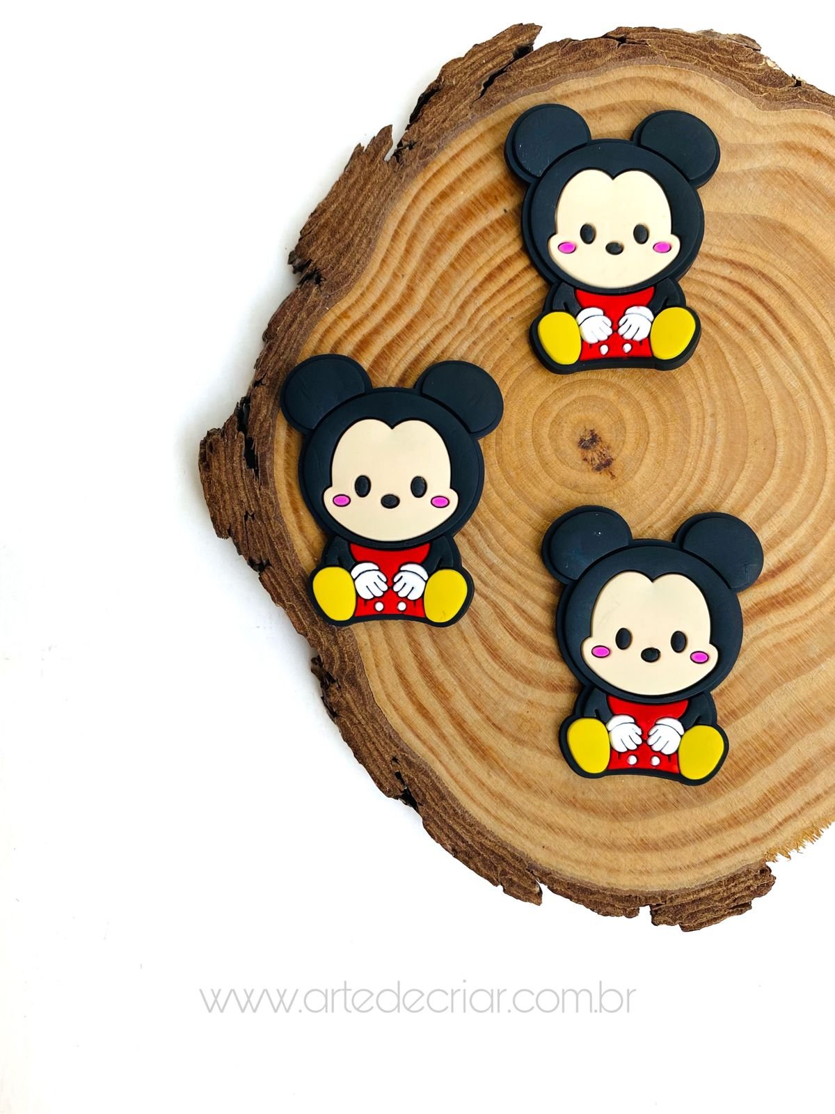 Aplique emborrachado Mickey bebê corpo todo
