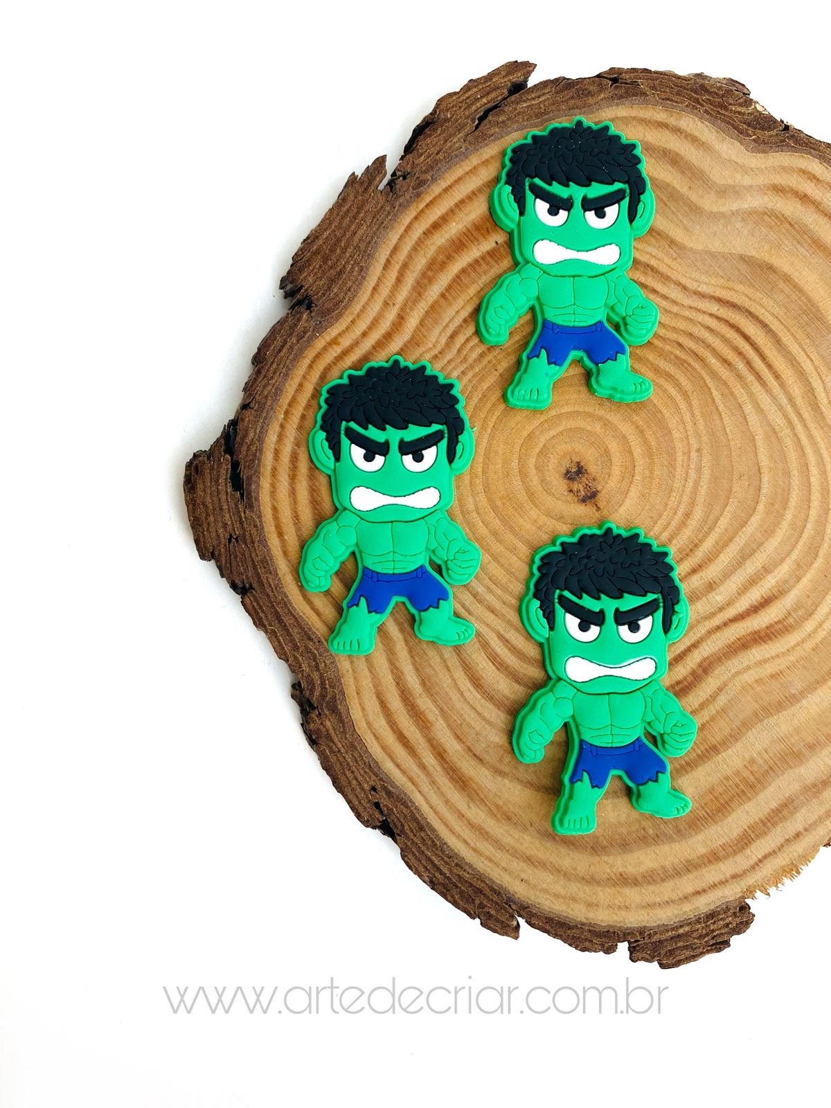 Aplique emborrachado Hulk