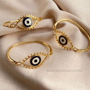 Bracelete olho grego 69mm