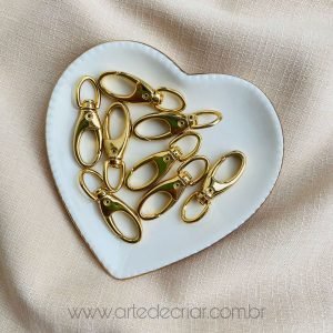 Mosquetão p/ chaveiro base oval 46mm