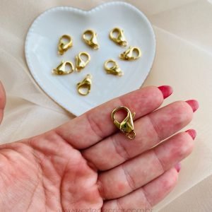 Mosquetão dourado 20mm - Imagem 2