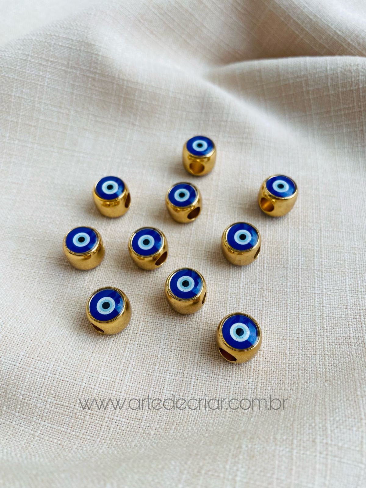 Entremeio Redondo Olho Grego 11mm