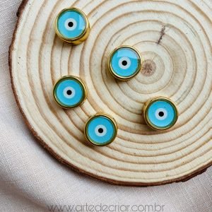Passador Olho Grego Azul 16mm - Imagem 1