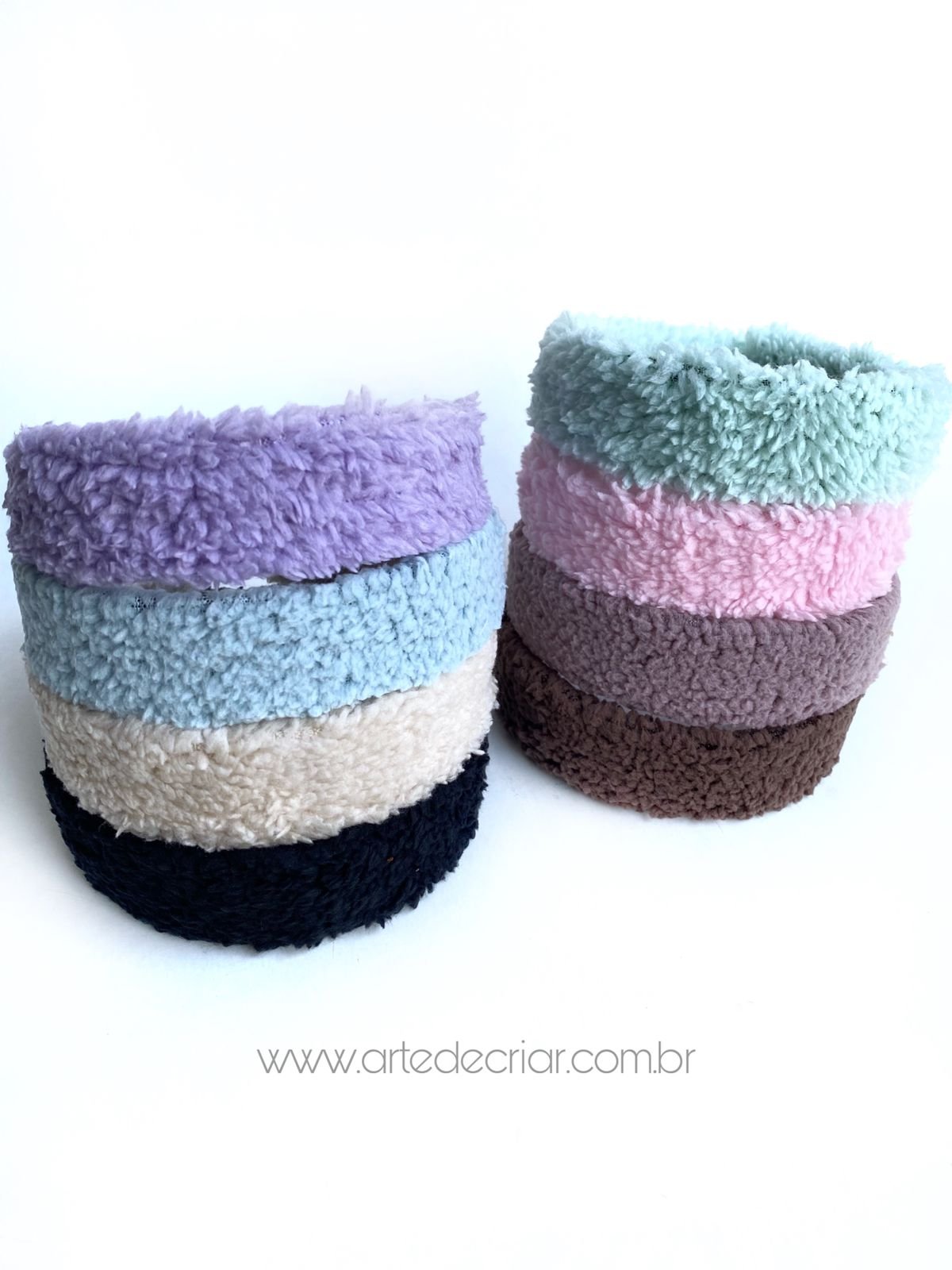 Tiara pelúcia 3cm