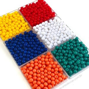 Bola plástica leitosa edição escolar 8mm