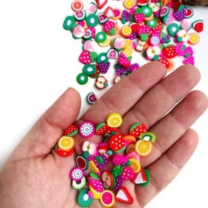 Aplique frutinha em fimo 1cm. - Imagem 2