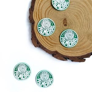 Aplique emborrachado Palmeiras 28mm - Imagem 1