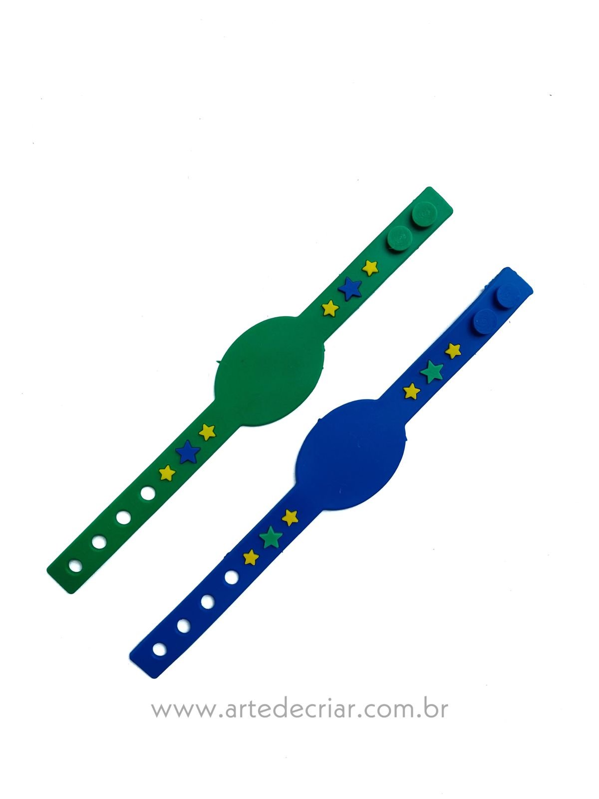 Pulseira emborrachada Brasil