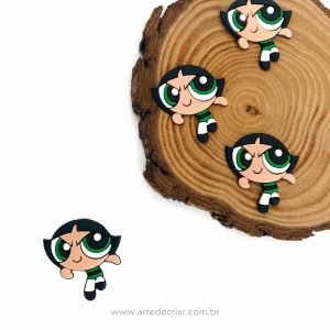 Aplique emborrachado Meninas superpoderosas Docinho - Imagem 1