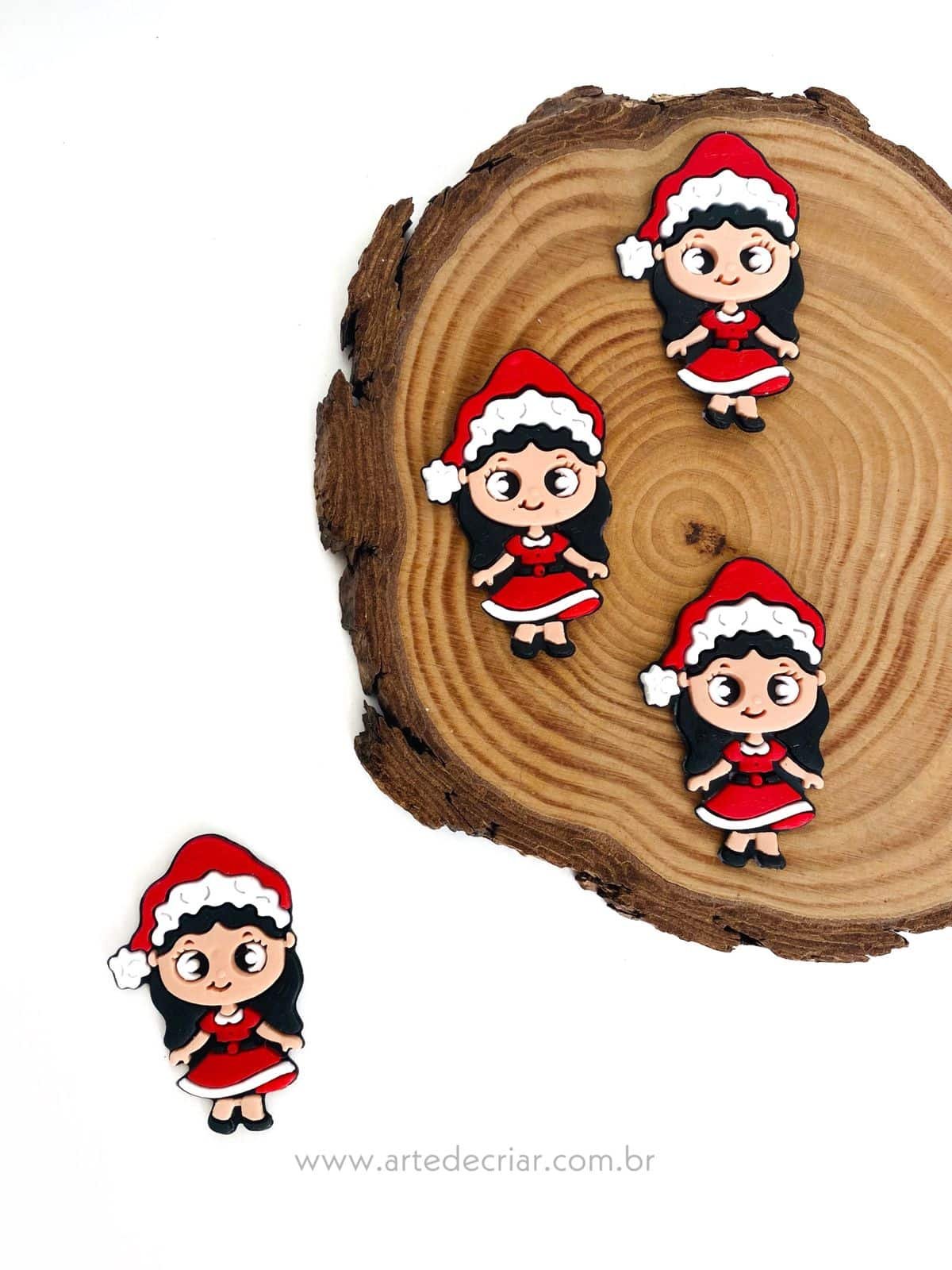 Aplique emborrachado Mamãe Noel (2und.)