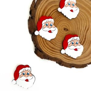 Aplique emborrachado Papai Noel rostinho (2und.)
