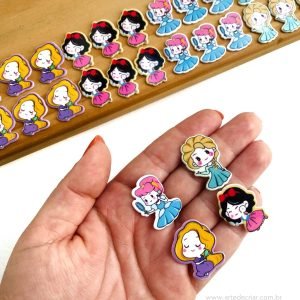 Aplique de resina Princesas - Imagem 1