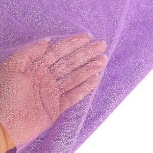 Tule com gliter lilás - Imagem 2