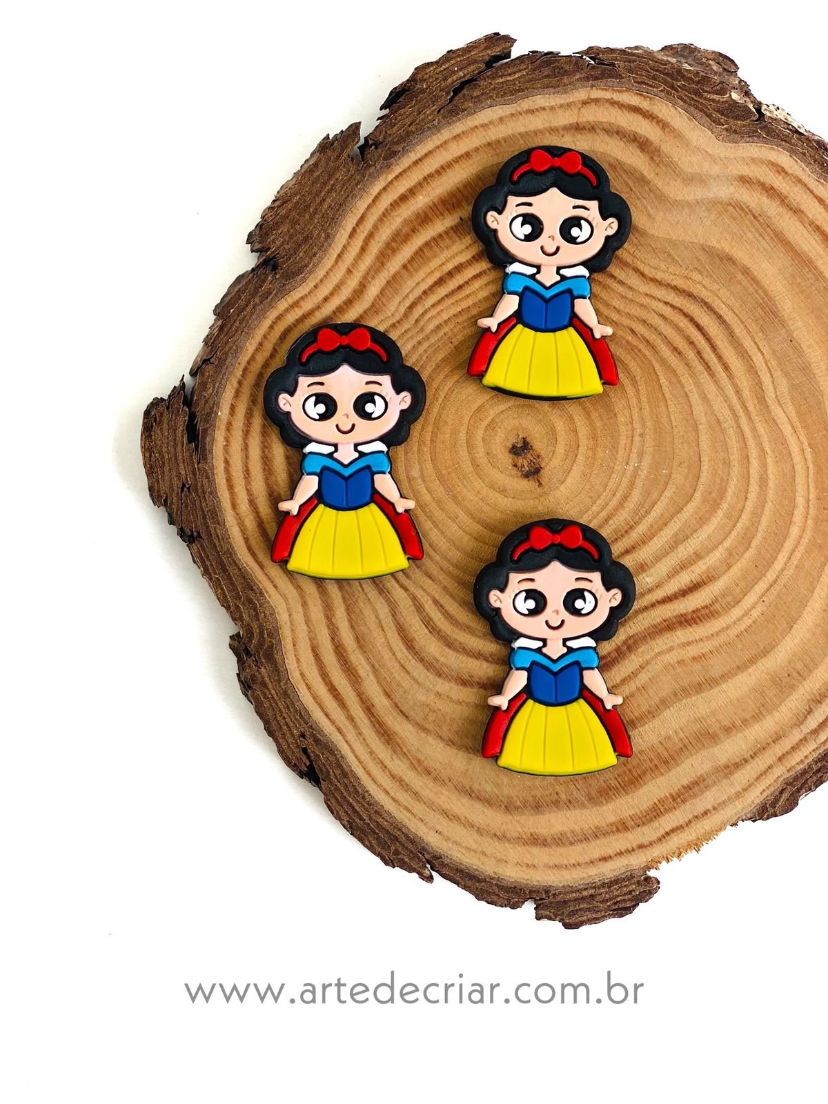 Aplique emborrachado Branca de neve