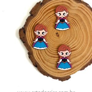 Aplique emborrachado Anna Frozen - Imagem 1