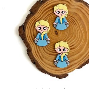 Aplique emborrachado Elsa Frozen - Imagem 1