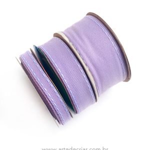 Fita jeans lilás candy (peça com 5 metros) - Imagem 1
