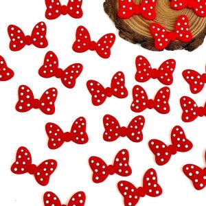 Aplique de biscuit laço da Minnie - Imagem 1